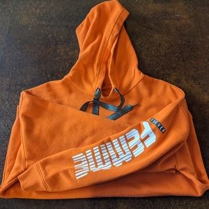Oversized orange hoodie